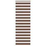 Vidaxx zebra rullegardin 90x200 cm stofbredde 85,9 cm polyester brun