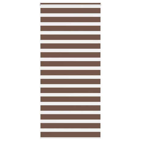 Vidaxx zebra rullegardin 95x200 cm stofbredde 90,9 cm polyester brun