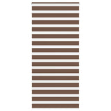 VidaXL zebra rullegardin 105x200 cm stof bredde 100,9 cm polyester brun