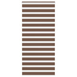 VidaXL zebra rullegardin 110x200 cm stof bredde 105,9 cm polyester brun