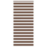 VidaXL zebra rullegardin 115x200 cm stof bredde 110,9 cm polyester brun