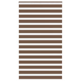 Vidaxx zebra rullegardin 120x200 cm stofbredde 115,9 cm polyester brun
