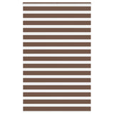 VidaXL zebra rullegardin 140x200 cm stof bredde 135,9 cm polyester brun