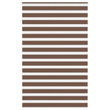 VidaXL zebra rullegardin 145x200 cm stof bredde 140,9 cm polyester brun