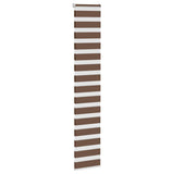 Vidaxx zebra rullegardin 40x230 cm stofbredde 35,9 cm polyester brun