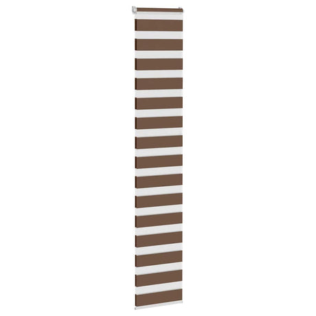 Vidaxx zebra rullegardin 45x230 cm stofbredde 40,9 cm polyester brun
