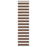 Vidaxx zebra rullegardin 55x230 cm stofbredde 50,9 cm polyester brun