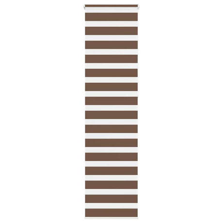 Vidaxx zebra rullegardin 55x230 cm stofbredde 50,9 cm polyester brun