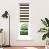 Vidaxx zebra rullegardin 55x230 cm stofbredde 50,9 cm polyester brun