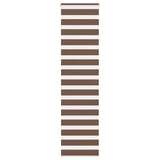 Vidaxx zebra rullegardin 60x230 cm stofbredde 55,9 cm polyester brun