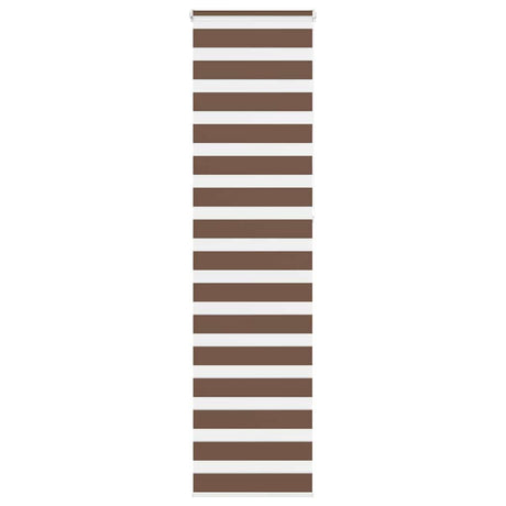 Vidaxx zebra rullegardin 60x230 cm stofbredde 55,9 cm polyester brun