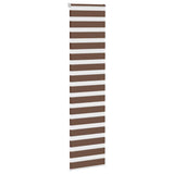 Vidaxx zebra rullegardin 60x230 cm stofbredde 55,9 cm polyester brun