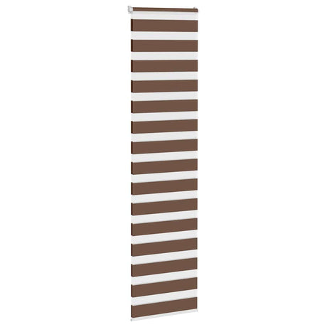 Vidaxx zebra rullegardin 60x230 cm stofbredde 55,9 cm polyester brun