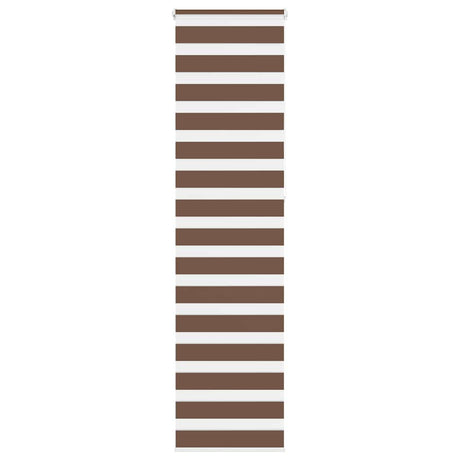 Vidaxx zebra rullegardin 65x230 cm stofbredde 60,9 cm polyester brun