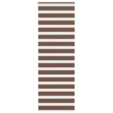 Vidaxx zebra rullegardin 70x230 cm stofbredde 65,9 cm polyester brun