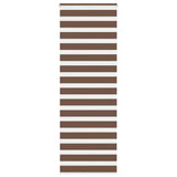 Vidaxx zebra rullegardin 75x230 cm stofbredde 70,9 cm polyester brun