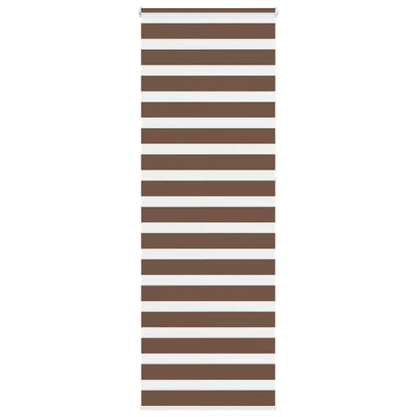 Vidaxx zebra rullegardin 75x230 cm stofbredde 70,9 cm polyester brun