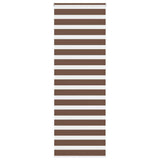 Vidaxx zebra rullegardin 80x230 cm stofbredde 75,9 cm polyester brun