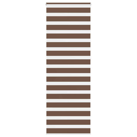 Vidaxx zebra rullegardin 80x230 cm stofbredde 75,9 cm polyester brun