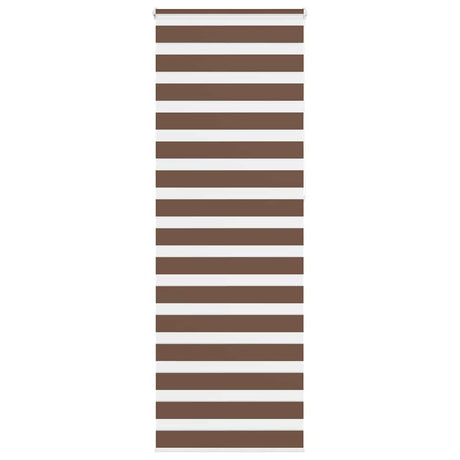 Vidaxx zebra rullegardin 85x230 cm stofbredde 80,9 cm polyester brun