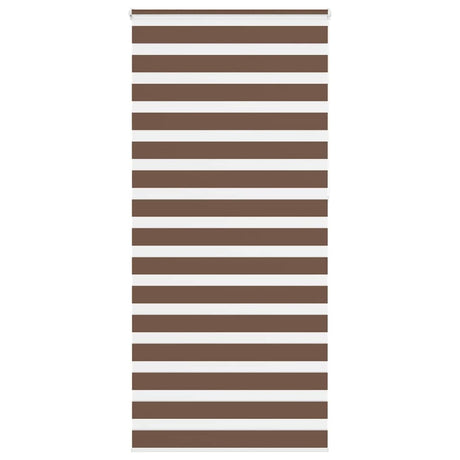 Vidaxx zebra rullegardin 95x230 cm stofbredde 90,9 cm polyester brun