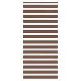 Vidaxx zebra rullegardin 100x230 cm stofbredde 95,9 cm polyester brun