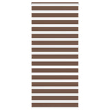 VidaXL zebra rullegardin 105x230 cm stof bredde 100,9 cm polyester brun
