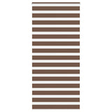 VidaXL zebra rullegardin 110x230 cm stof bredde 105,9 cm polyester brun