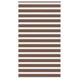 Vidaxx zebra rullegardin 125x230 cm stofbredde 120,9 cm polyester brun