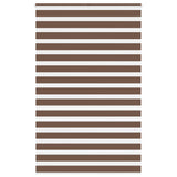 VidaXL zebra rullegardin 140x230 cm stofbredde 135,9 cm polyester brun