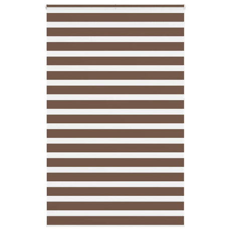 Vidaxx zebra rullegardin 145x230 cm stofbredde 140,9 cm polyester brun