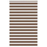 VidaXL zebra rullegardin 150x230 cm stof bredde 145,9 cm polyester brun