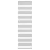 VidaXL zebra rullegardin 40x100 cm stofbredde 35,9 cm lysegrå