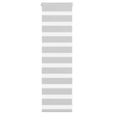 VidaXL zebra rullegardin 50x100 cm stofbredde 45,9 cm lysegrå