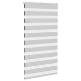 VidaXL zebra rullegardin 75x100 cm stofbredde 70,9 cm lysegrå