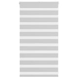 VidaXL zebra rullegardin 90x100 cm stofbredde 85,9 cm lysegrå