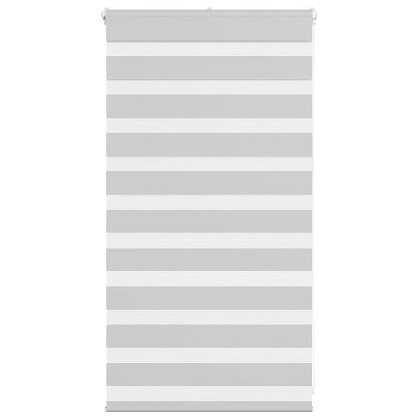 VidaXL zebra rullegardin 90x100 cm stofbredde 85,9 cm lysegrå