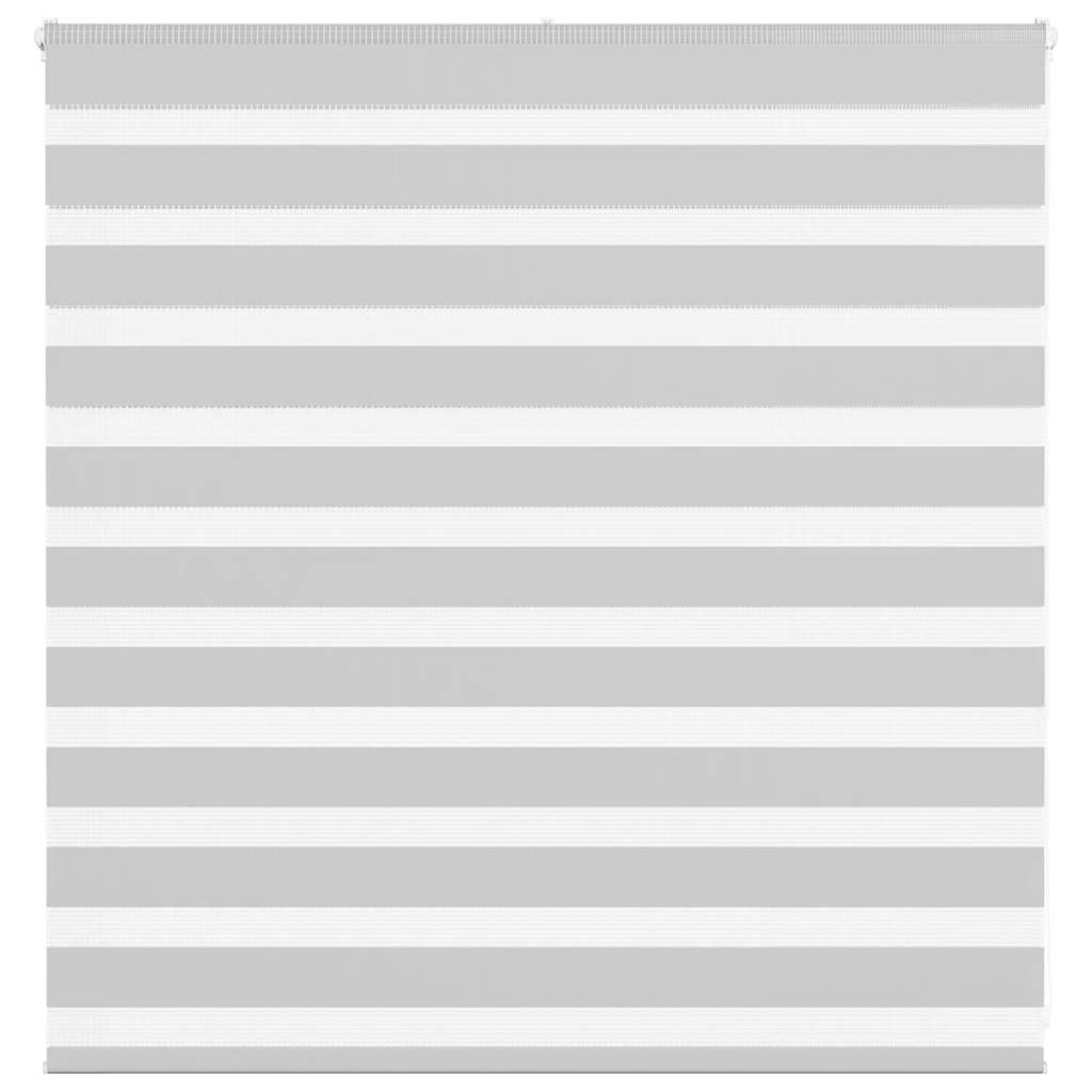 VidaXL zebra rullegardin 145x100 cm stofbredde 140,9 cm lysegrå
