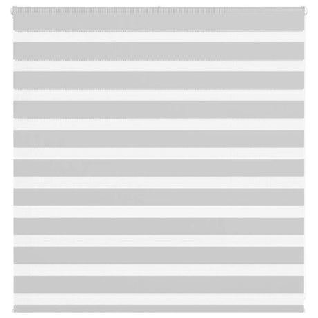 VidaXL zebra rullegardin 145x100 cm stofbredde 140,9 cm lysegrå