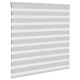 VidaXL zebra rullegardin 150x100 cm stofbredde 145,9 cm lysegrå