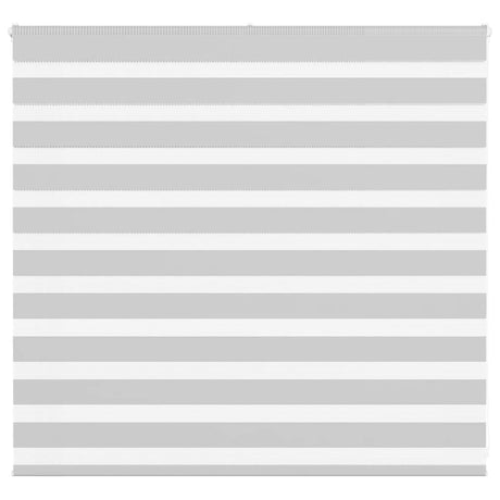 VidaXL zebra rullegardin 160x100 cm stofbredde 155,9 cm lysegrå