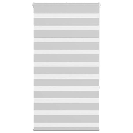 VidaXL zebra rullegardin 70x150 cm stofbredde 65,9 cm lysegrå
