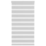 VidaXL zebra rullegardin 75x150 cm stofbredde 70,9 cm lysegrå