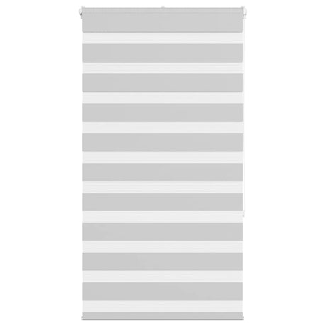VidaXL zebra rullegardin 75x150 cm stofbredde 70,9 cm lysegrå