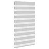 VidaXL zebra rullegardin 75x150 cm stofbredde 70,9 cm lysegrå