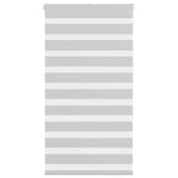 VidaXL zebra rullegardin 80x150 cm stofbredde 75,9 cm lysegrå