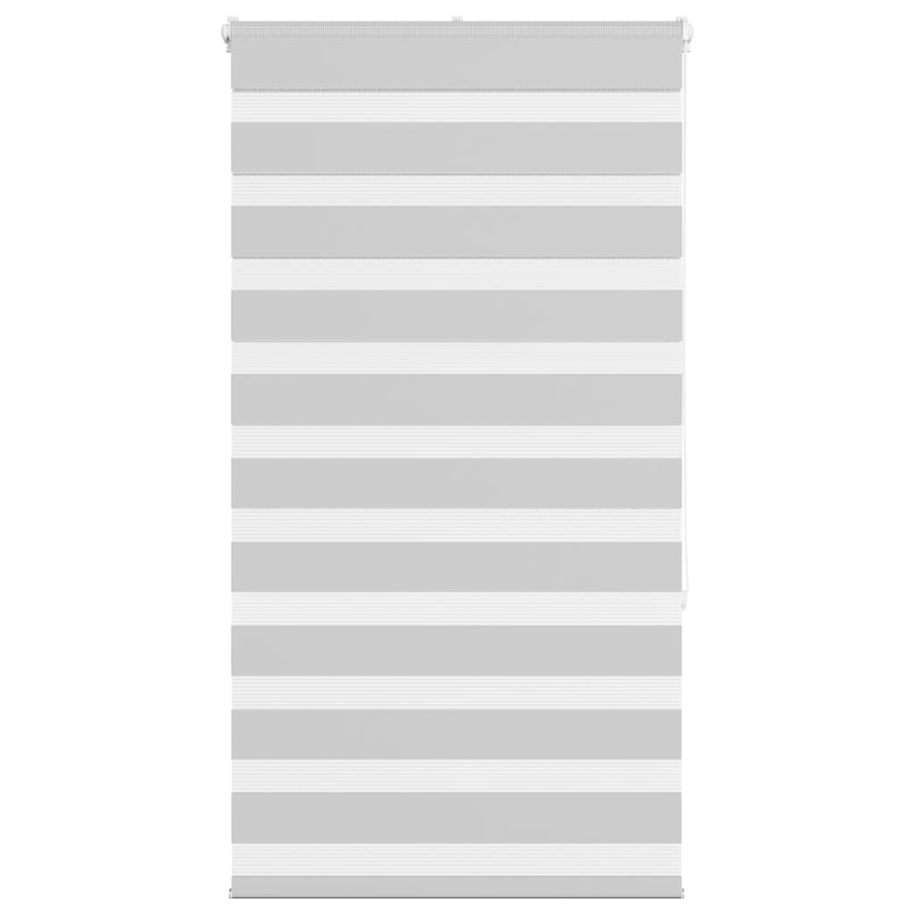 VidaXL zebra rullegardin 85x150 cm stofbredde 80,9 cm lysegrå