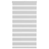 Vidaxx zebra rullegardin 90x150 cm stofbredde 85,9 cm lysegrå