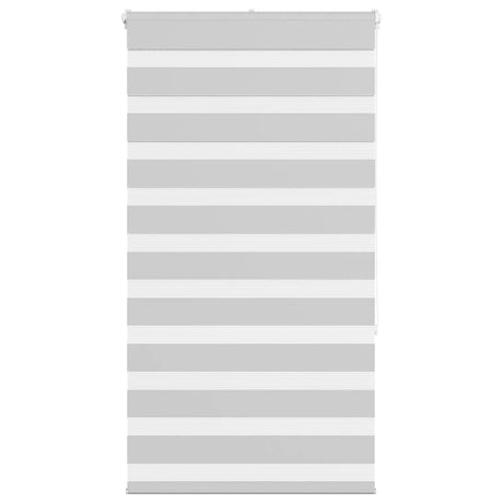Vidaxx zebra rullegardin 90x150 cm stofbredde 85,9 cm lysegrå