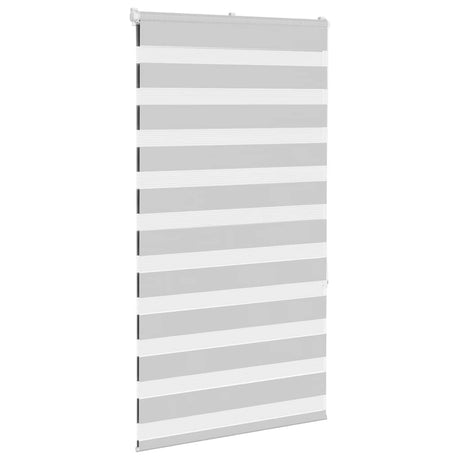 Vidaxx zebra rullegardin 90x150 cm stofbredde 85,9 cm lysegrå